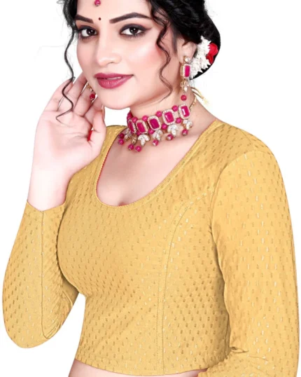Full Sleeve Round Neck Women Blouse