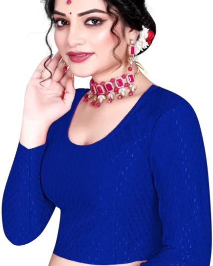 Full Sleeve Round Neck Women Blouse