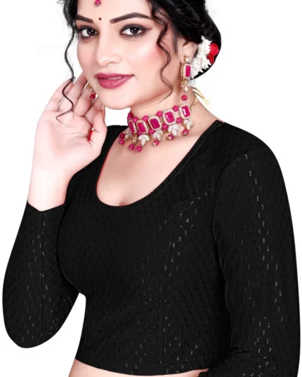 Full Sleeve Round Neck Women Blouse
