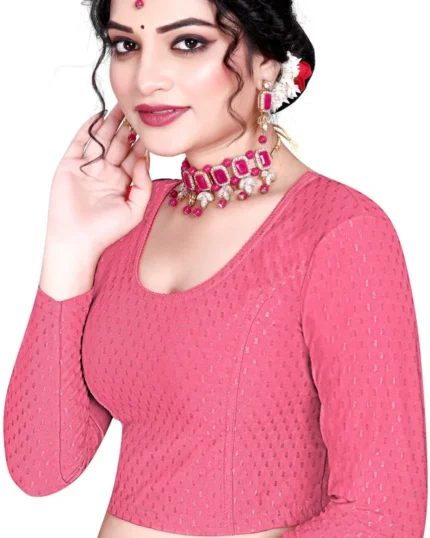 Full Sleeve Round Neck Women Blouse