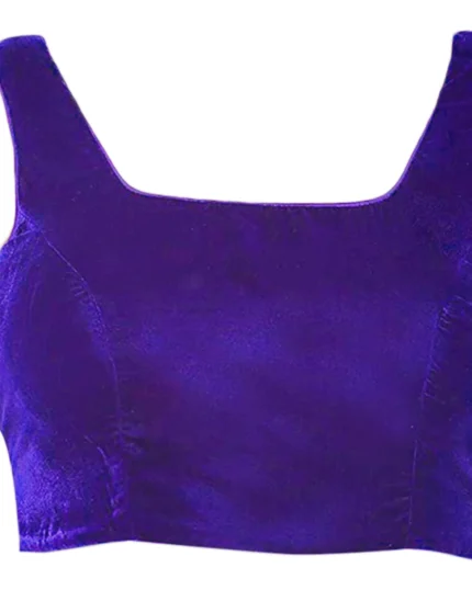 Women's Velvet Blouse, Bollywood Lehenga Choli, Stretchable Saree Blouse, Crop Top, Handmade Blouse,