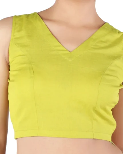 Women's Cotton Blouse, Stitched Sari Top, Lehenga Blouse