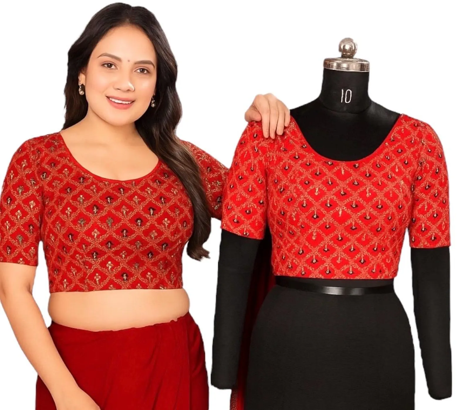 Stretchable Traditional Blouse - Image 3