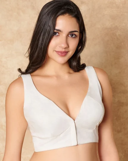 V-Neck Western Style Women Blouse
