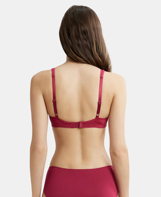 Anemone Non Padded Soft Touch Microfiber Elastane Stretch Full Coverage Everyday Bra - Image 3