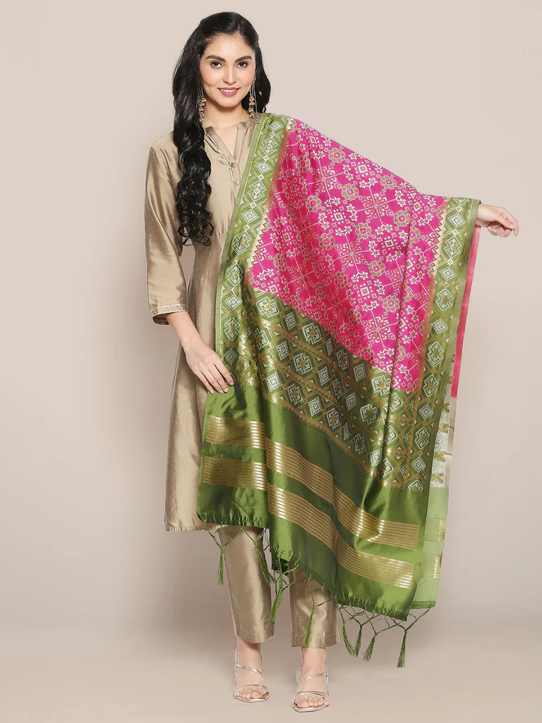 Ethnic Collection Banarasi Patola Silk Dupatta - Image 2