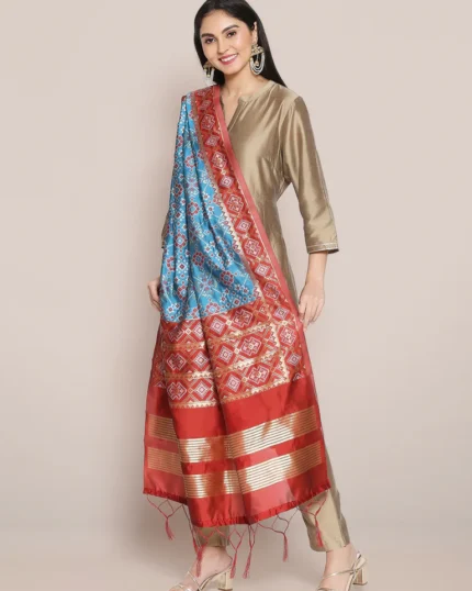 Silk Banarasi Patola Dupatta