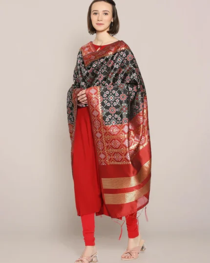 Beautiful Banarasi Patola Silk Dupatta