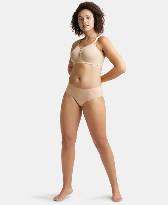 Super Combed Cotton Elastane Stretch Full Coverage Minimizer Bra - Image 5