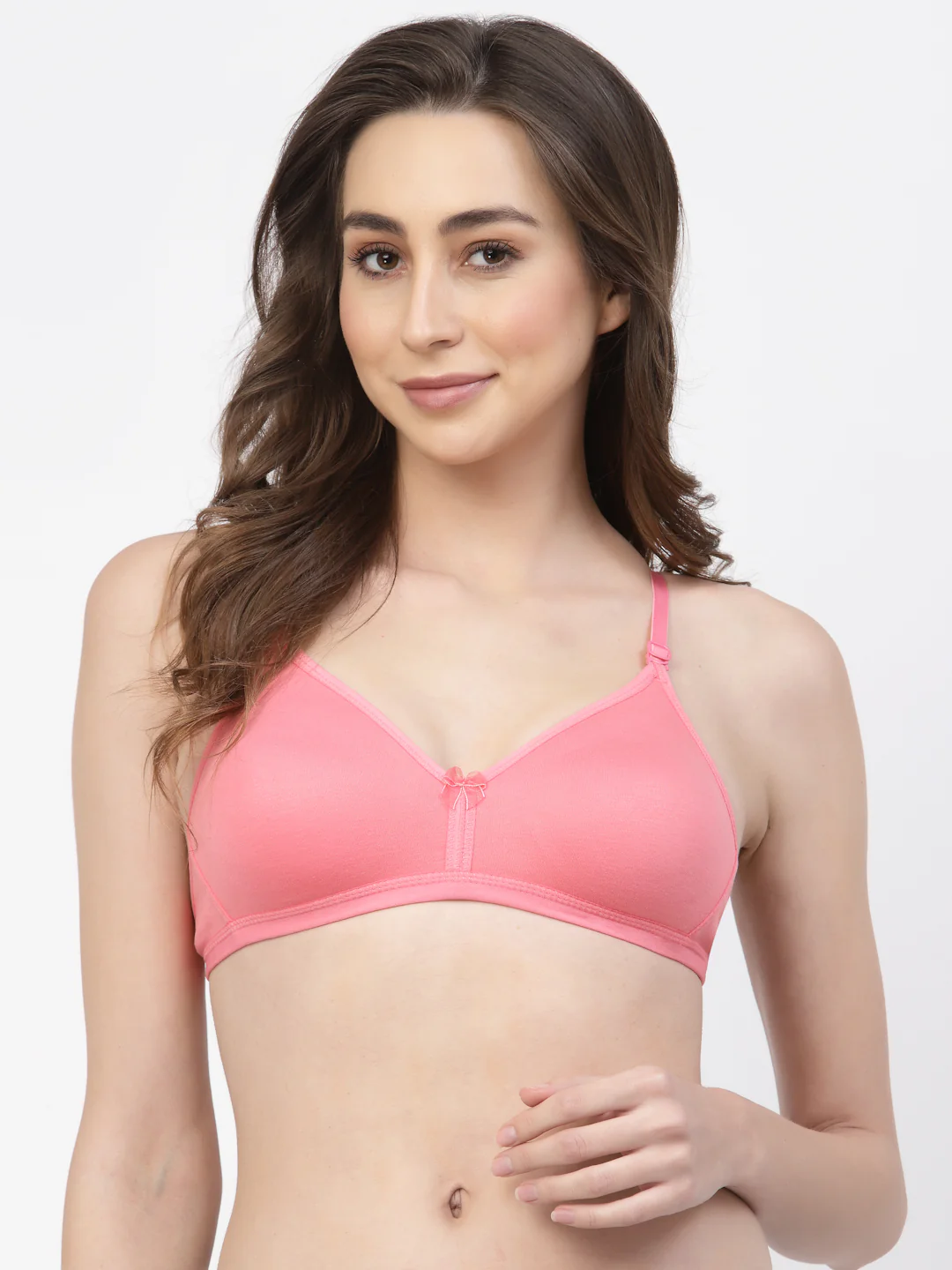 Rose Convertible Straps T-Shirt Bra Non Padded & Non-Wired Medium Coverage - Image 3