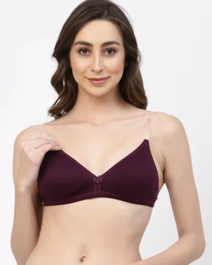 Straps T-Shirt Bra Non Padded & Non-Wired Medium Coverage