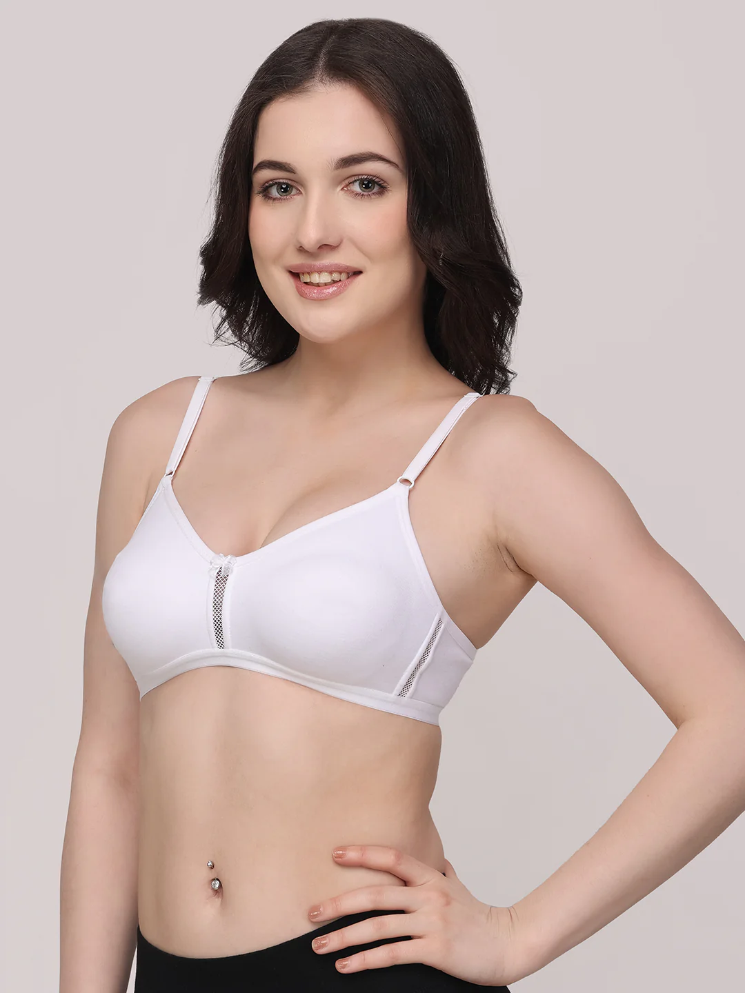 Smoothing T-Shirt Bra-White - Image 6