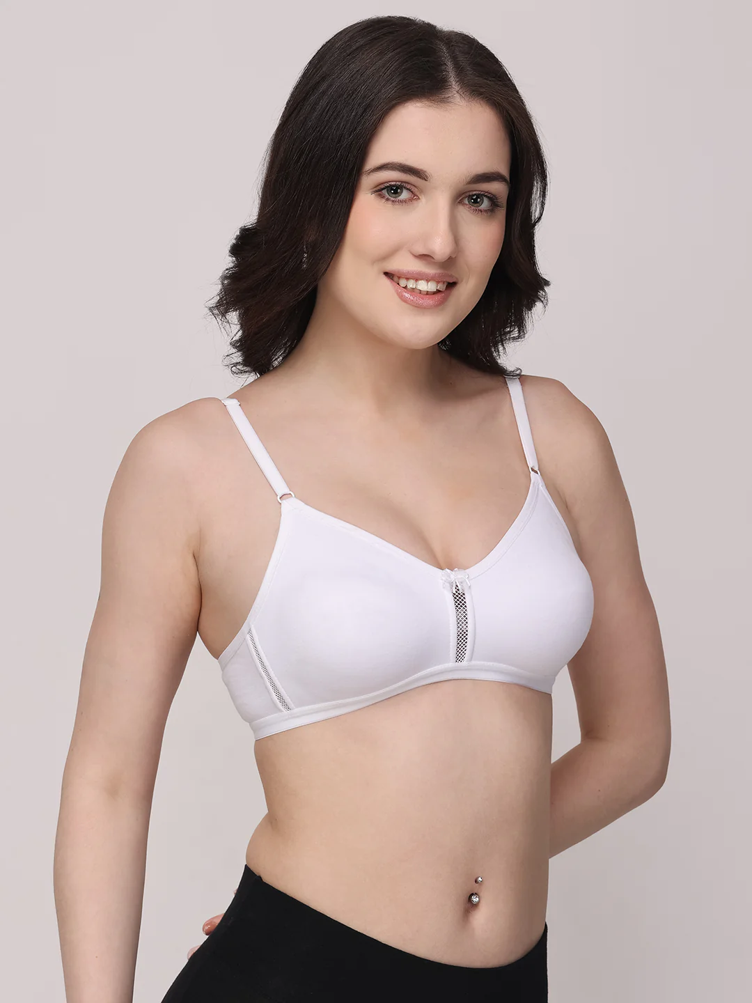 Smoothing T-Shirt Bra-White - Image 5