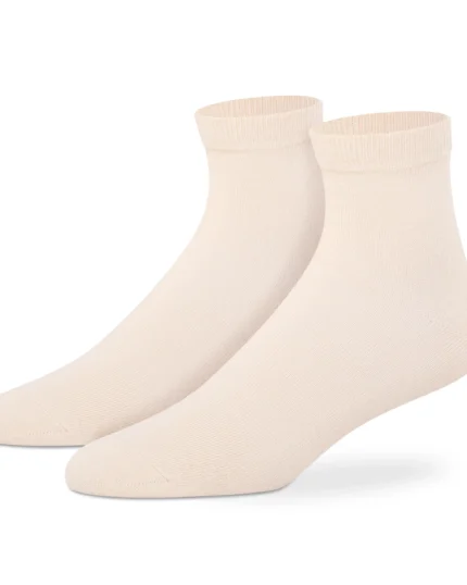 Combed Cotton Basic Ankle Socks - Women