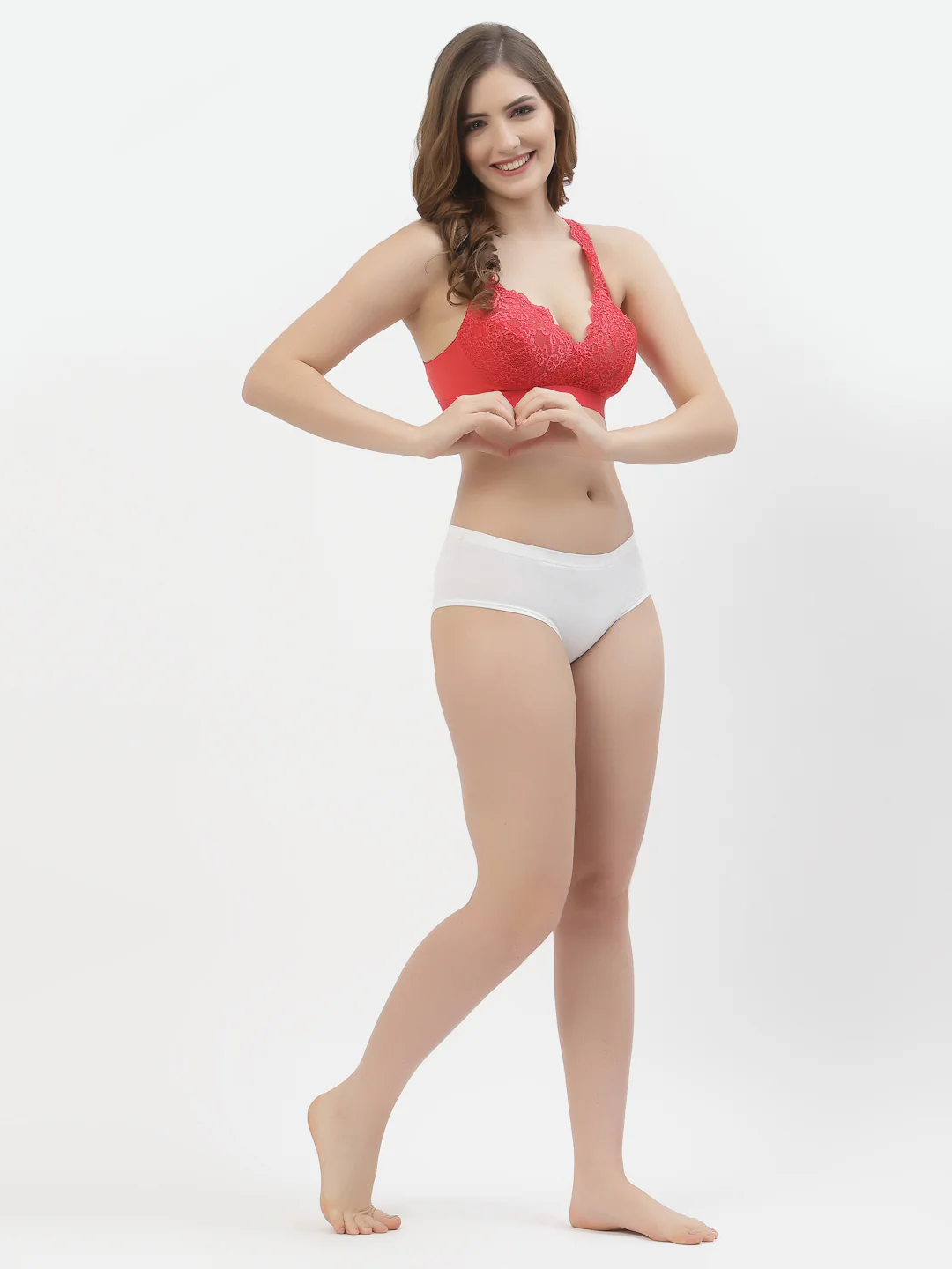 Full Coverage Women's Brida Lace Bra Non-Wired - Image 13
