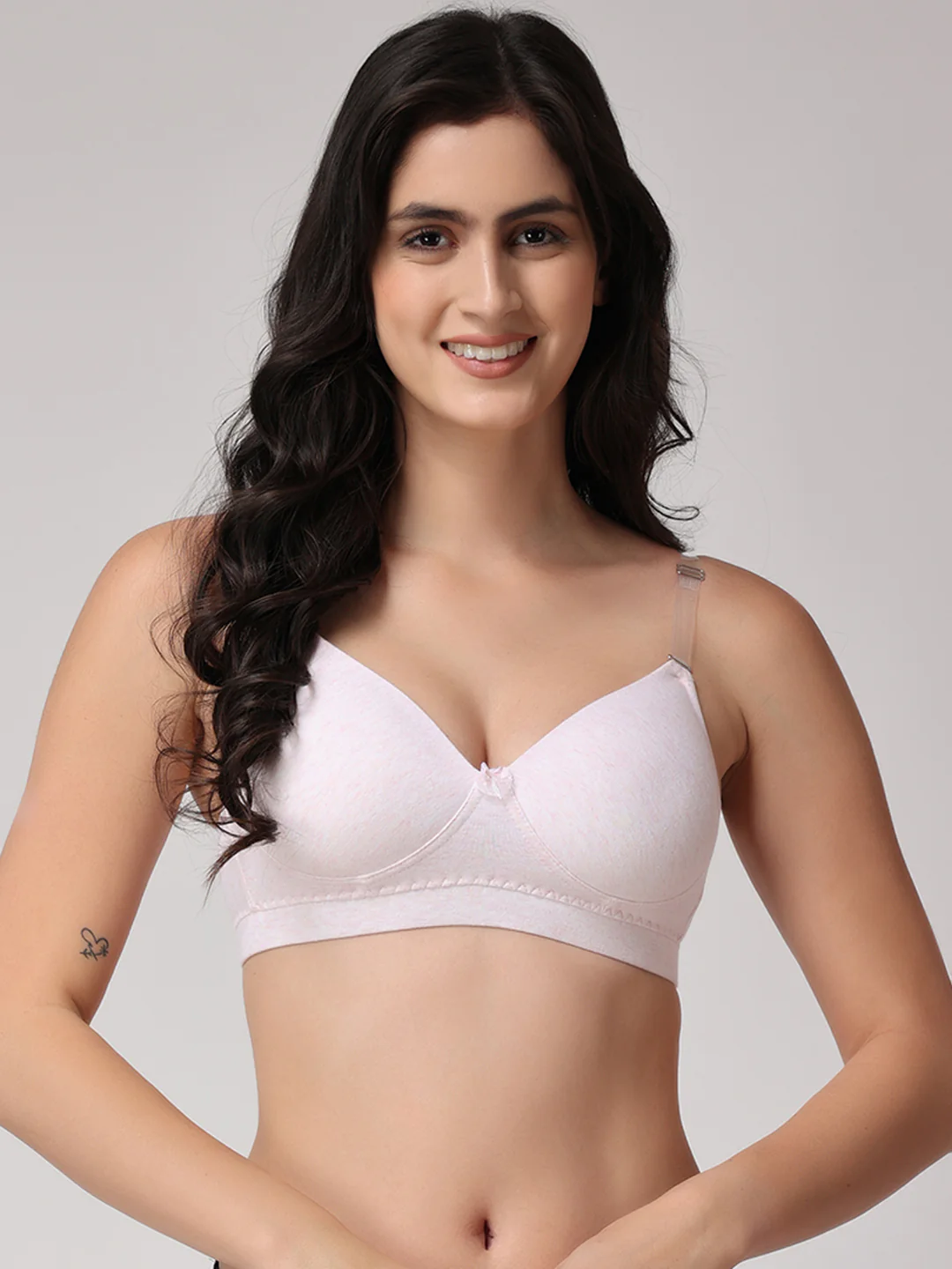 Full Coverage Heavily Padded Convertible-Straps T-Shirt Bra - Image 11