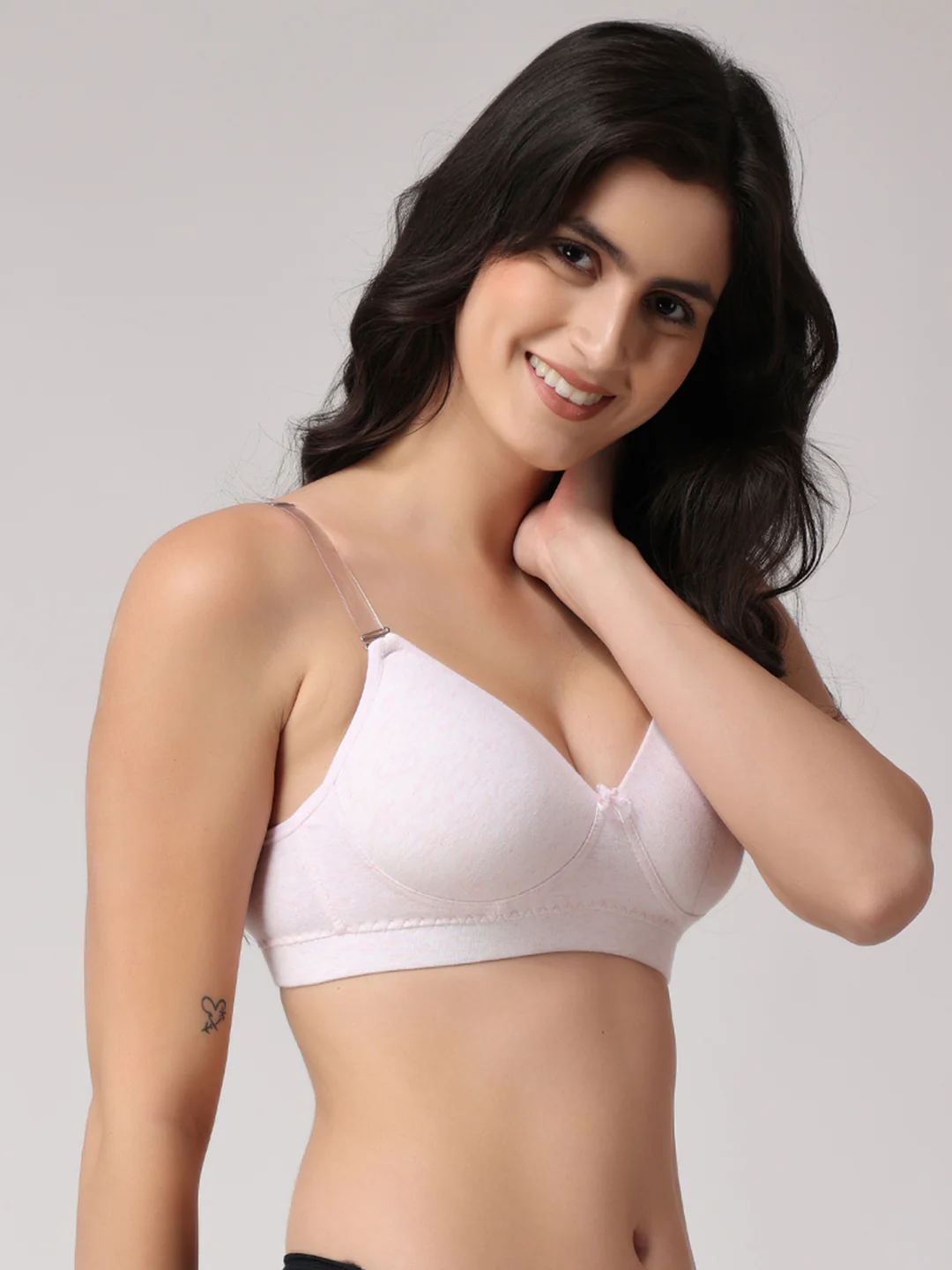 Full Coverage Heavily Padded Convertible-Straps T-Shirt Bra - Image 12