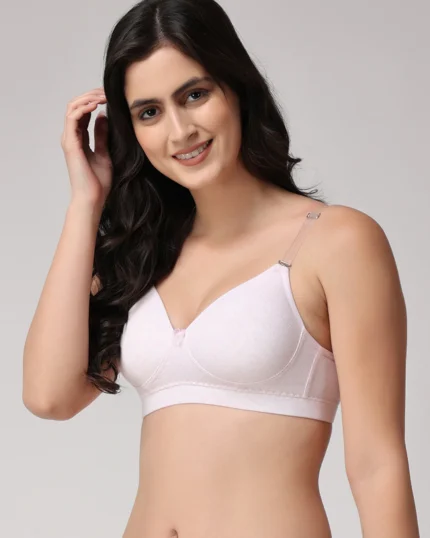 Full Coverage Heavily Padded Convertible-Straps T-Shirt Bra