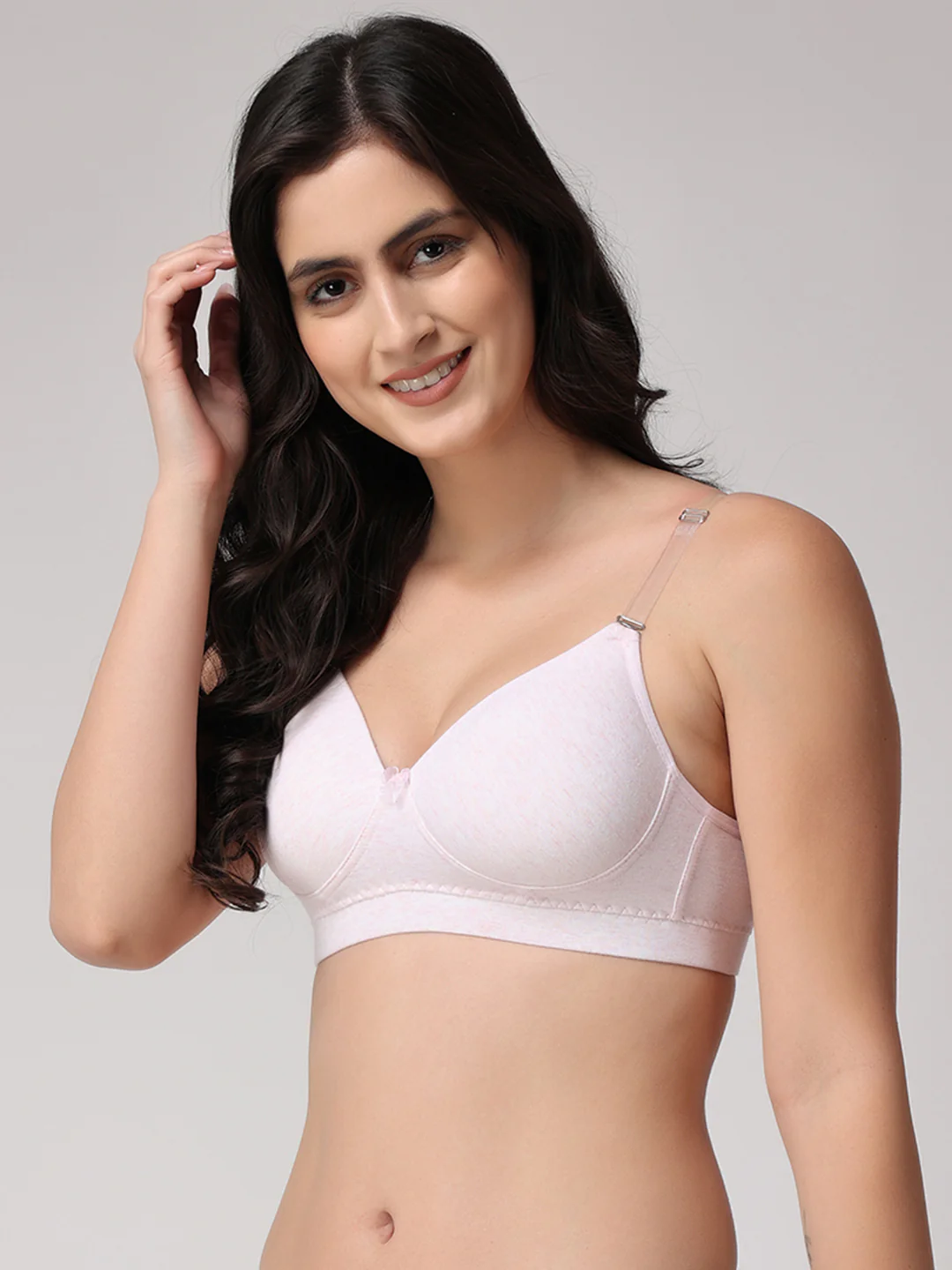 Full Coverage Heavily Padded Convertible-Straps T-Shirt Bra - Image 8