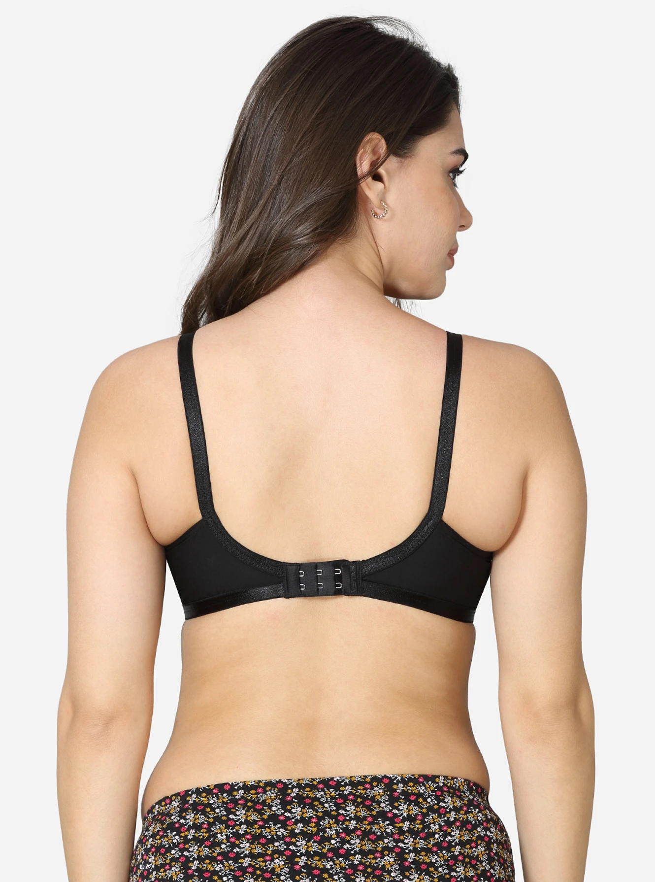 Single layered pointed seamed cup medium coverage bra - Image 8