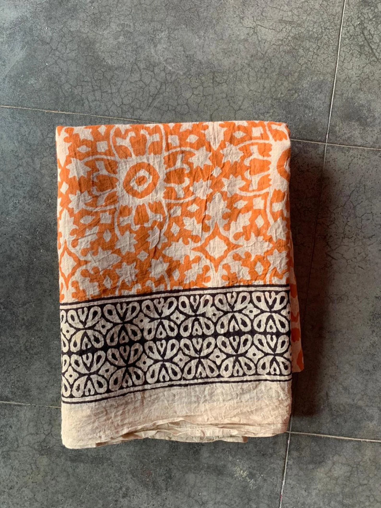 Artisan Cotton Pareo | Hand Block Printed Women's Wear | Environmentally Friendly - Image 3