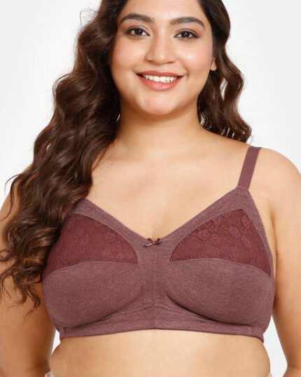 Rosaline Everyday Double Layered Non Wired Full Coverage Super Support Bra