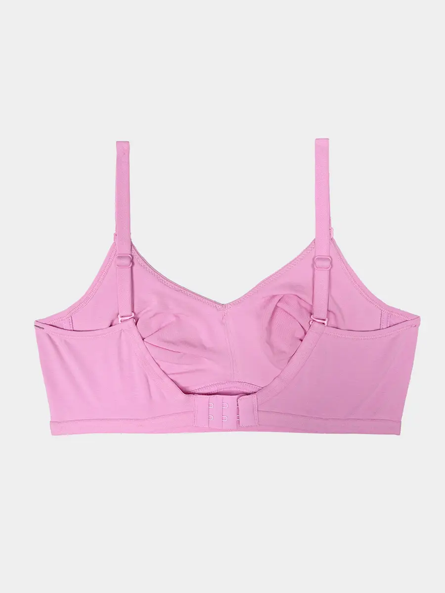 Susie Pastel Lavender Solid Full Coverage Moulded Everyday Bra - Image 5