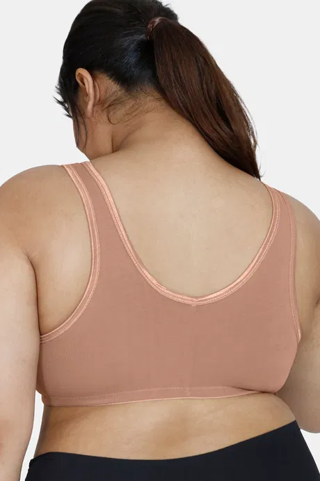 True Curv Double Layered Non Wired 3/4Th Coverage Super Support Bra - Image 2