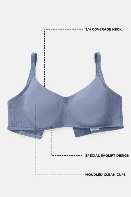 True Curv Double Layered Non Wired 3/4th Coverage Sag Lift Bra - Image 5