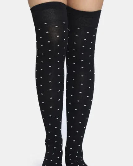 Cotton Elastane Full Length Socks
