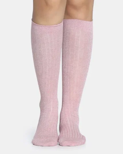 Cotton Elastane Full Length Socks
