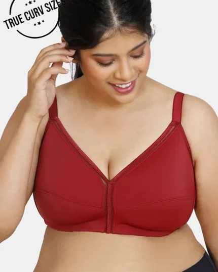Zivame True Curv Cotton Laminated Non Wired Full Coverage Minimiser Bra