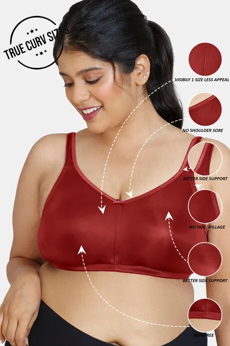 True Curv Double Layered Non Wired Full Coverage Minimiser Bra - Image 5