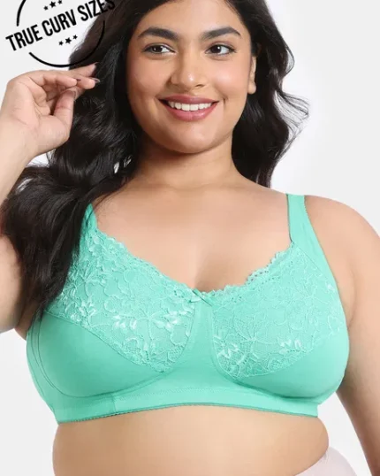 True Curv Single Layered Non Wired 3/4th Coverage Super Support Bra